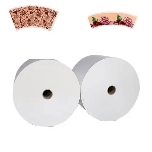 Biodegradable PE Coated Paper Roll Customizable For Food Packaging Solutions