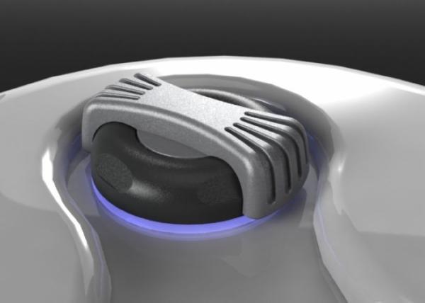 Texture Finish LED Water Diver 2 Lighting Hot Tub Diverter / Spa Water Valves