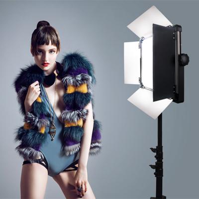 do estúdio macio do foto a cores do Bi da luz de painel do diodo emissor de luz 120W fotografia de iluminação contínua com os 4 Barndoors da folha