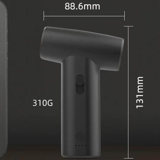 Rechargeable Hair Blower Dryer Set 80W Mini Leafless Hair Dryer for Home and Outdoor