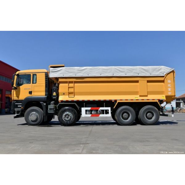 National Heavy Truck 8X4 375hp Dump Truck Shandeka SITRAK G7 Fuel Tank Capacity 0km