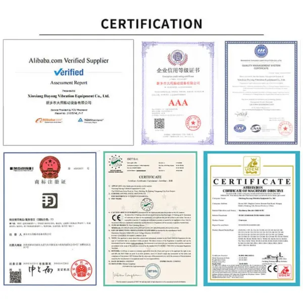 Customized Silica Sand Classifier Machine Sifting Rectangular Linear Vibrating Sieve Screen