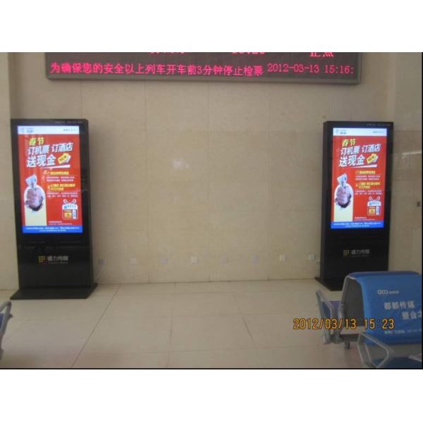 Touch screen Kiosk digital signage , 55 inch advertising signage video kiosk