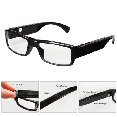 NO Hole Portable Invisible DVR Video Camera Eyeglasses TF Card