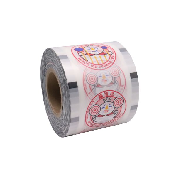 Gravure Printing Food Packaging Color Plastic Roll Film Plastic Cup Sealer Film Roll