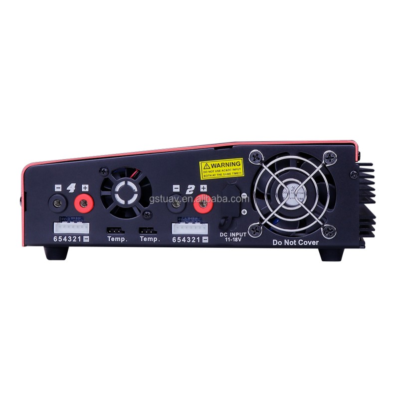 EV-PEAK  CQ3 100W X 4 RC Multi-Functions 4 Channel Smart Intellgents Balance Charger for Lipo LIHV LiFe NiMH NiCd Pd Battery UAV