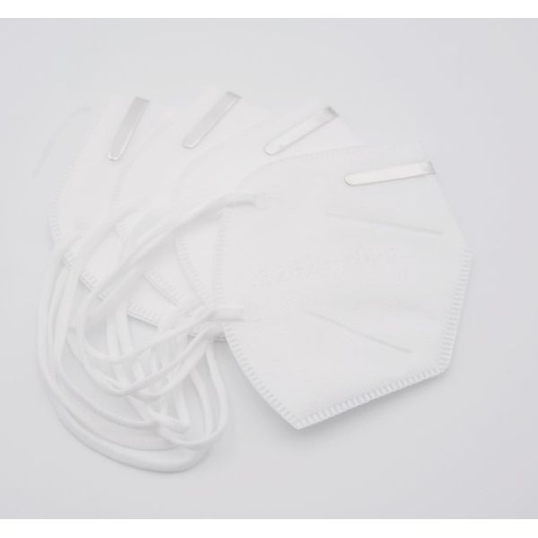 White Color Disposable KN95 Mask Dust Safety Protective For Home Office Outdoor