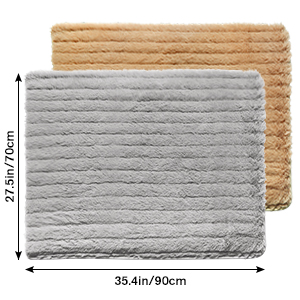 Self Warming Dog Bed Mat, Soft Plush Pet Sleeping Pad for Dog Cats, Winter Pet Blanket for Dog Bed, Couch, Sofa, Car