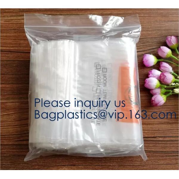 Biohazard Pathology Specimen Medical Zipper Bag,Kangaroo Bag, Compostable Bag Customized Stand Up Pouch, BAGEASE, BAGPLA