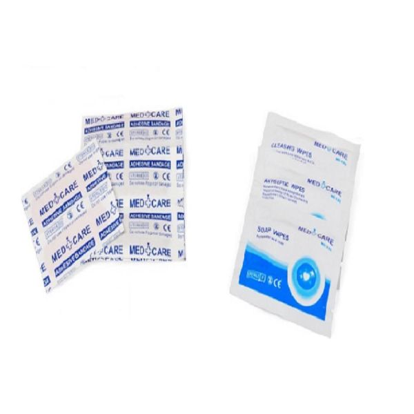 SL-048  Red  First Aid Kit with Key Chain Design Nylon Mini First Aid Kit