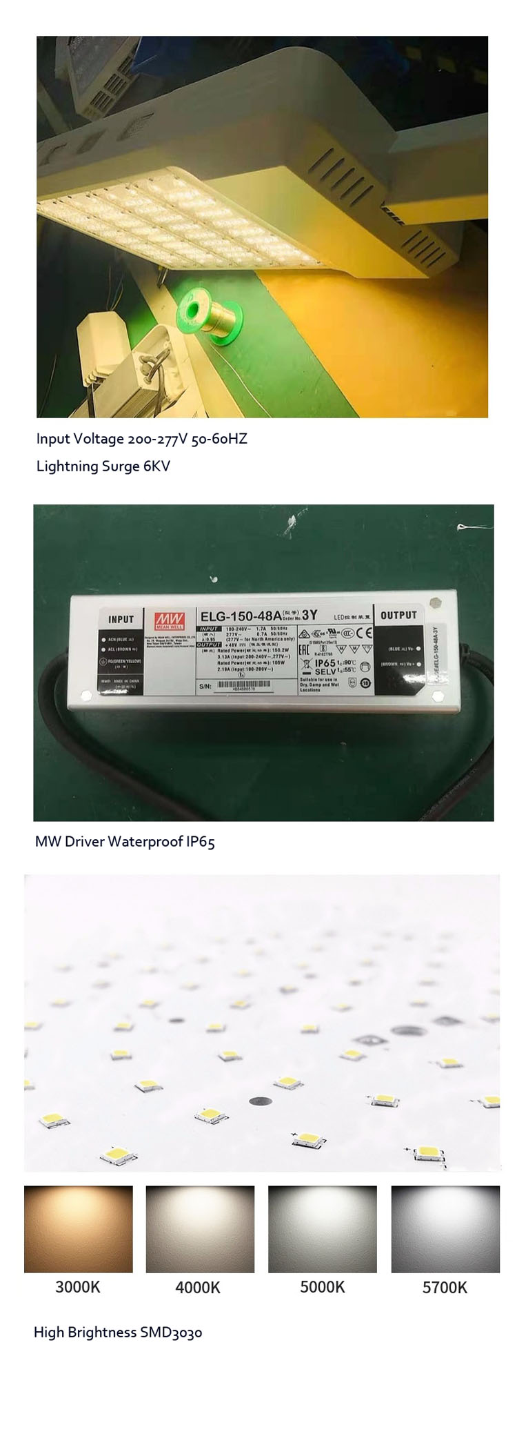 Черный на открытом воздухе дизайн модуля раковины 200в 250в уличных светов СИД алюминиевый