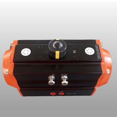 Hard Anodized Aluminum Rack And Pinion Pneumatic Actuator Rotary Valve Actuator