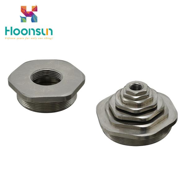 Nickel Plated Brass Cable Gland Kit / External Thread Metal Reducer