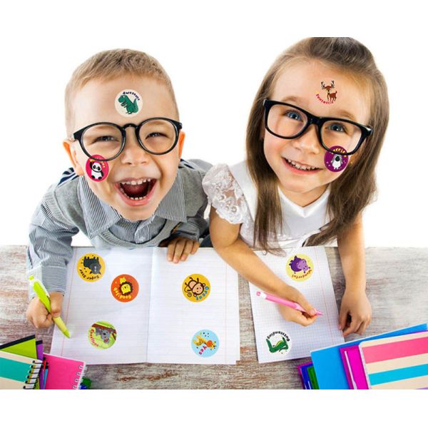 Cute Animals Motivational Personalised Teacher Stickers For Reward Encourage Students