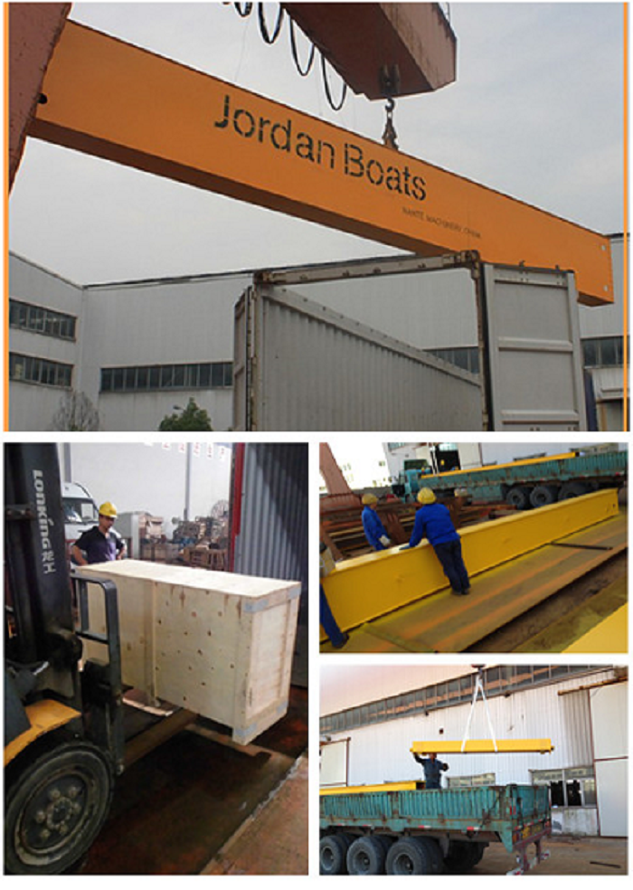 MDG50t - 40m - 20m Yard L - Shape Gantry Crane With A Running Surface Plate