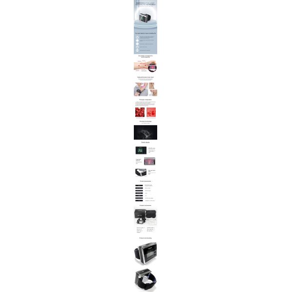 1600mAh Battery LED Light Therapy Machine Less 5 Mw Laser Output Power