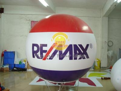 Grande balão enchido impermeável e à prova de fogo do hélio para anunciar com material do PVC