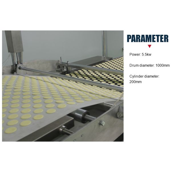Synchronizing Pneumatic Tension System Industrial Electric Commercial Belt Conveyors For Biscuit