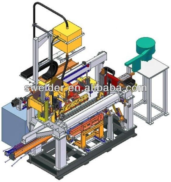 220V / 380V machine de soudage de réservoir d'eau industriel automatique personnalisé