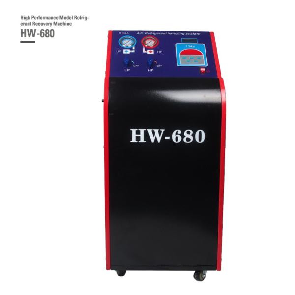 High quality hot sale recovery & charging function AC Refrigerant Recovery Machine  car ac service station for car