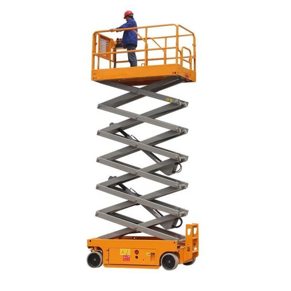 10m 320kg Electric Scissor Lift Self Propelled Scissor Lift Platform
