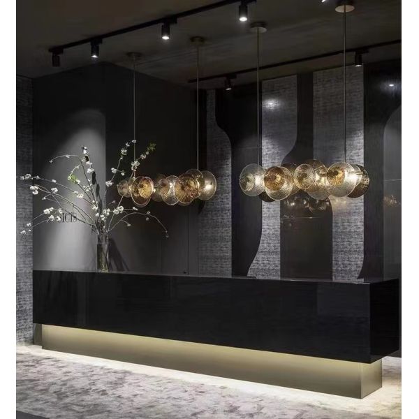 Luxury Hanging Pendant Lights Led Lighting Modern Flower Glass Chandeliers And Lamps