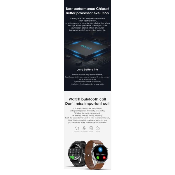 HL4PRO Smartwatch OEM IP67 1.75 Inch Kids Waterproof  For Huawei Honor