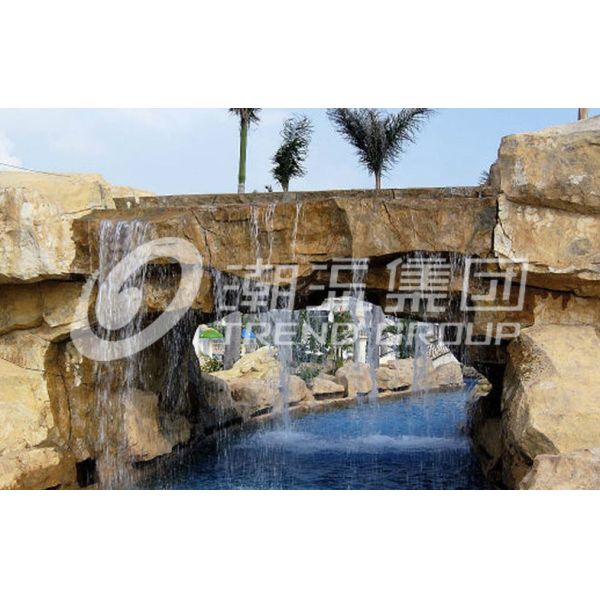 Custom Fiberglass Lazy River Equipment with PLC Control and Stainless Steel Filtration for Water Parks