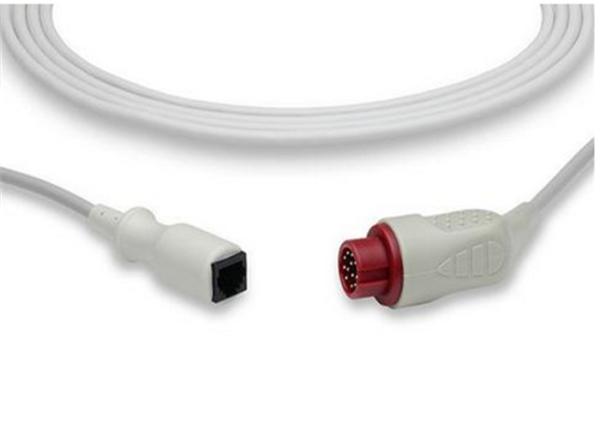 12 Pin Invasive Blood Pressure Cable TPU Cable Material 4.0mm Diameter