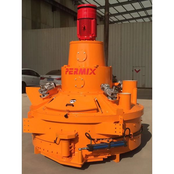 Ready Mix Precast Glass Industrial Block Mortar Mixer Heavy Duty Orange Color