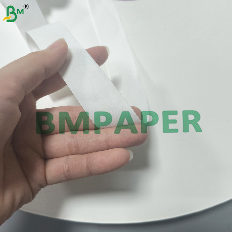 25gsm White Textured Light Weight Rolling Wrap Paper 27mm 30mm Width