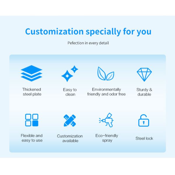 Шкафчик одиночного замка ключа 5 дверей стальной для одежд и шкафа ботинок стального