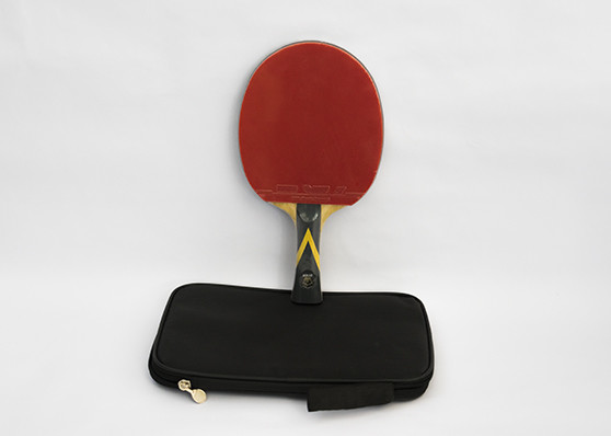 5 Star Single Table Tennis Paddle 7mm Lymphatic + Ayous Plywood With Sponge Rubber Bag Package