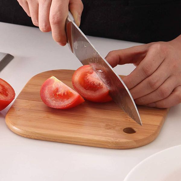 Handmade разделочная доска овоща 20x20x3cm мини бамбуковая для детей