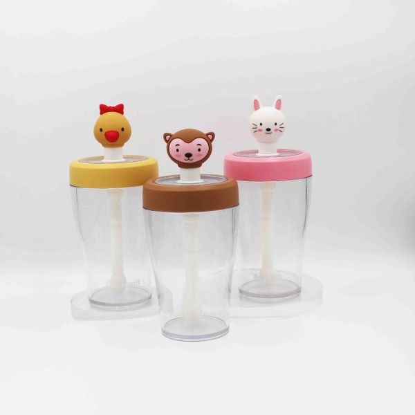 Travel Tritan PP Plastic Straw Water Bottle BPA Free Custom Logo