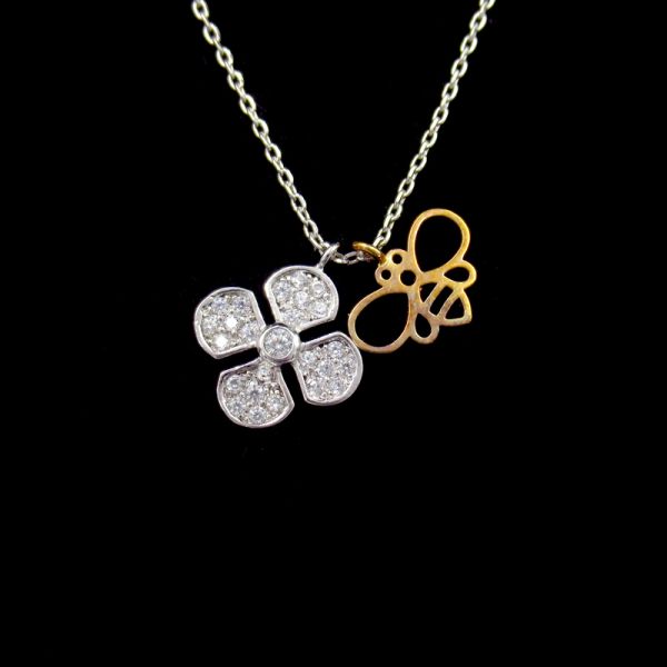 Фасонируйте С925 ожерелье креста стерлингового серебра/безграничность личности кубический крест Зирконя