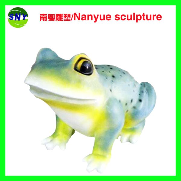 public art large frog sculptures statues of fiberglass nature painting as landscape
