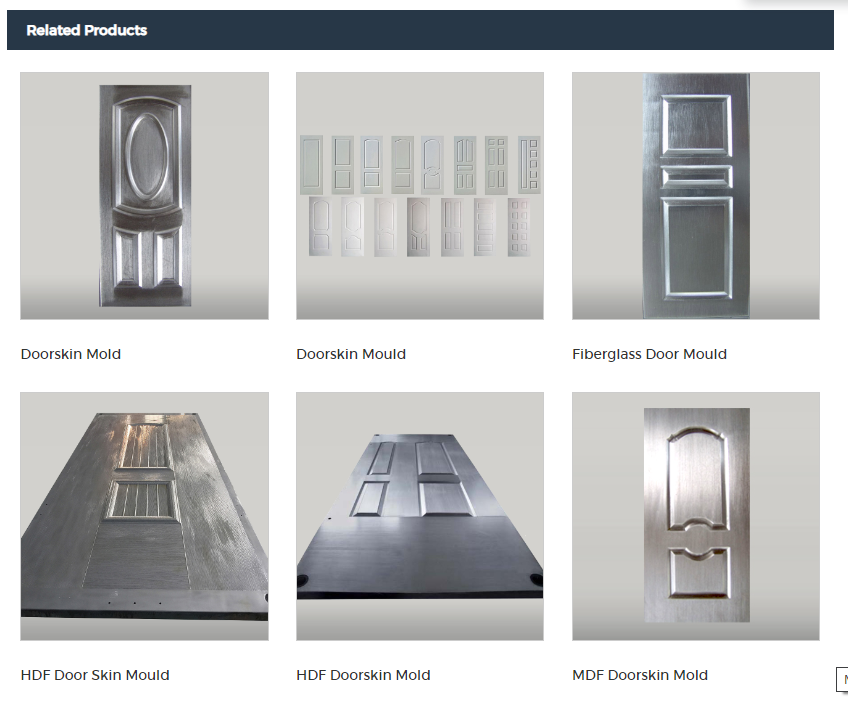 SMC Door Skin Mold 100000 Shots Life Thermal Resistant