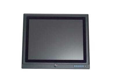 Monitor ultra fino impermeável do tela táctil IP65 15 redutor para o brilho de controlo