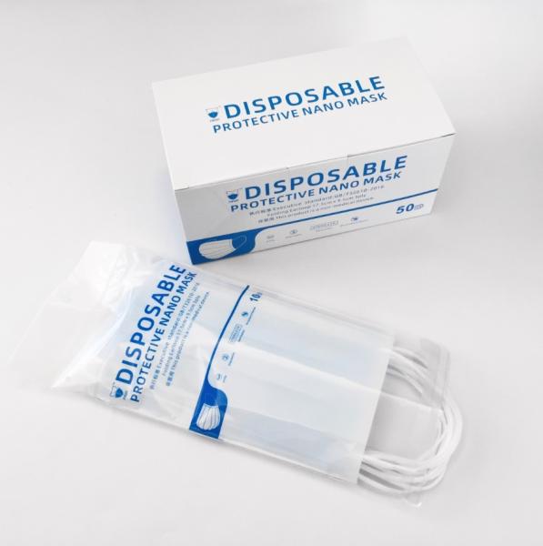 Anti Pollution Disposable Medical Mask Aluminum Plastic Nose Bar Good Air Permeability