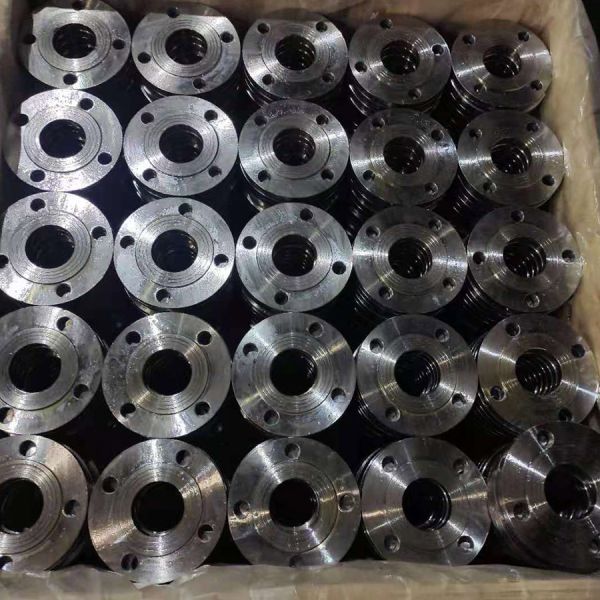 Yellow Painting EN 1092 Flange Carbon Steel Weld Neck For Pipe Connection