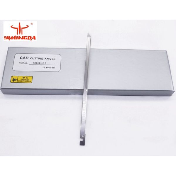 Cuchillo auto 186*8*2.3m m de la cuchilla del cortador del acero de aleación para el cortador de Shima Seiki/Yin