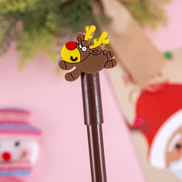 Christmas Series Neutral Pen 0.5mm Black Water based Cartoon Gift Gel Pen