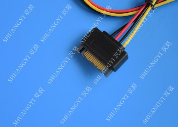 Internal 15 Pin Male To Female SATA Data Cable For Computer IDC Type