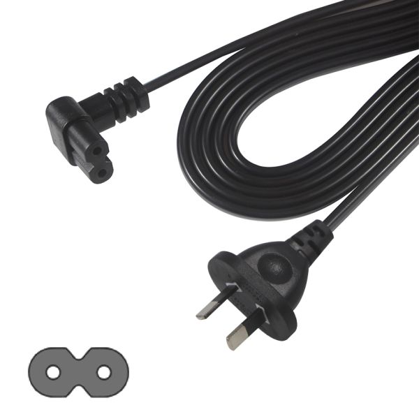 SAA to IEC C7 Power Cord 2.5A 250V 1.5m PVC Cable
