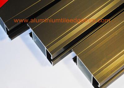 Anti Corrosion Aluminium Door Profiles Extrusions Electrophoresis Champagne Color