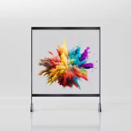 Transparent Holographic 3D LED Film Advertising LED Display Glass Adhesive Super Slim Led Screen for Glass Window