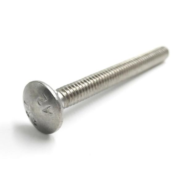 Plain / zinc plated Carriage Bolt Stainless Steel Hex Head Bolts For Industrial Use