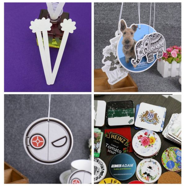 бумага вещество-поглотителя 0.9mm 1.0mm естественная белая на Freshener воздуха 700 * 1000mm автомобиля