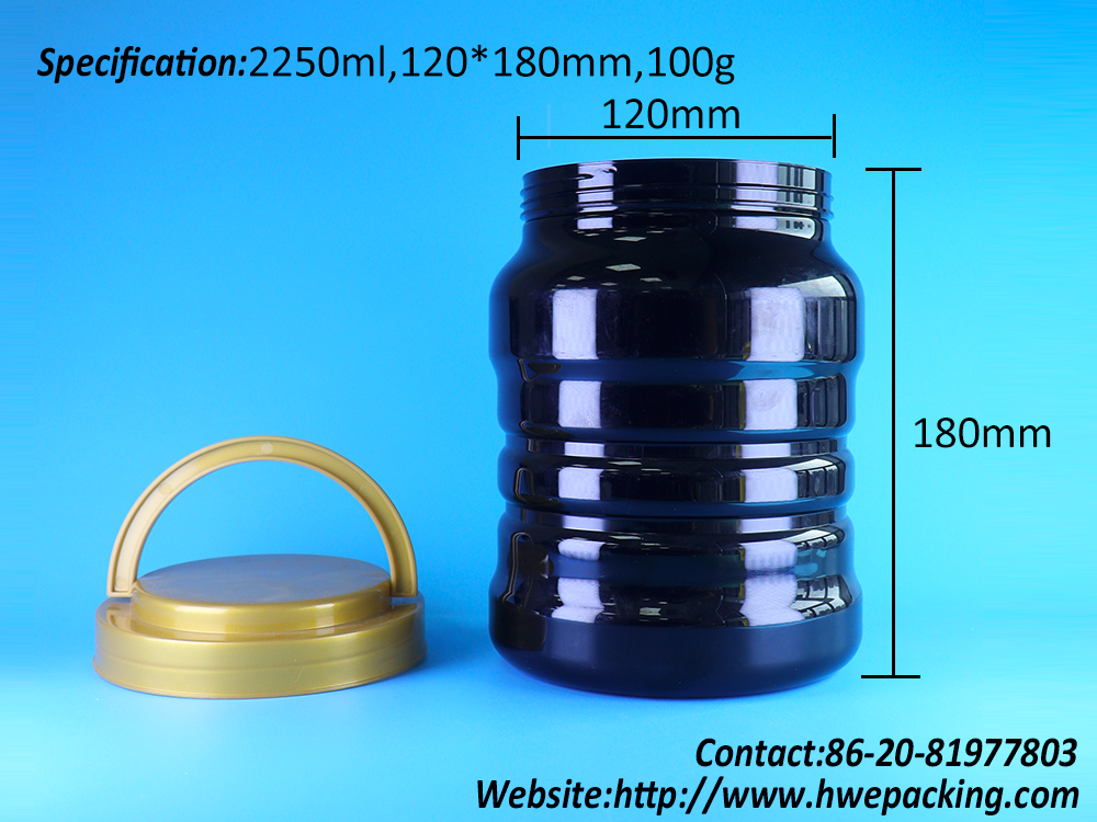 Custom Color PET Jars For Food Brands